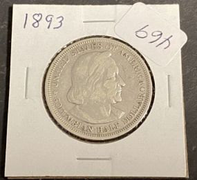 1893 Columbus commemorative US Coin