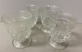 Four Whitehall Glasses