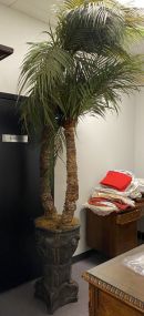 Decorative Palm Tree with Planter