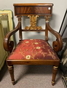 Reproduction Regency Style Arm Chair