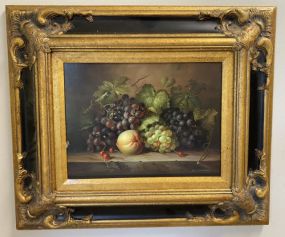 Fruit Still Life Oil Painting by Z. Macnab