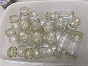 Group of Small Glass Jars