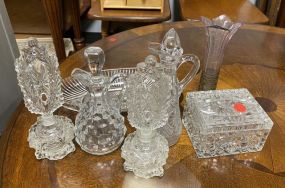 Group of Pressed Glass Pieces