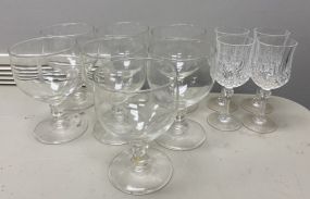 11 Clear Glass Drinking Glasses