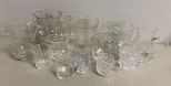 Collection of Clear Glass Pitcher
