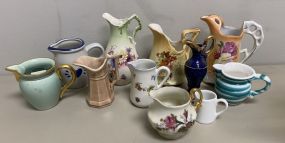 Assorted Group of Porcelain Pitcher