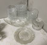 Hobster Banana Dish, Glass Bowls, Plate, and Mustard