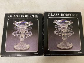 Two Glass Bobeches