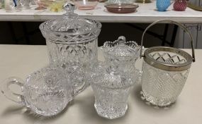 Pressed Glass Serving Pieces