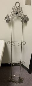 Metal Wall Plate Rack