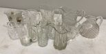 Group of Glass Small Pitcher