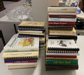 Large Collection of Vintage Cooking Books