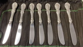 Seven Francis I Butter Knives
