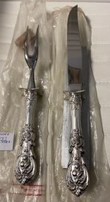 Francis I Sterling Carving Knife and Carving Fork
