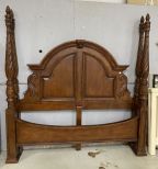 Antique Reproduction Cherry King Size Poster Bed