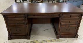 Large Cherry Office Executive Desk