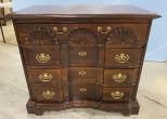 Antique Reproduction Chippendale Block Front Chest