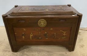 Japanese Wood Storage Trunk