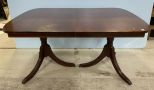 Vintage Mahogany Duncan Phyfe Dining Table