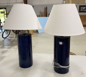 Pair of Contemporary Style Table Lamps