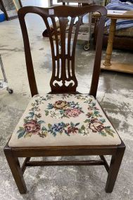Antique Mahogany Chippendale Side Chair