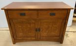 Bassett Furniture Oak Armoire Base