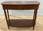 Antique Demi Lune Wall Console Table