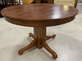 Vintage Mahogany Pedestal Dining Table
