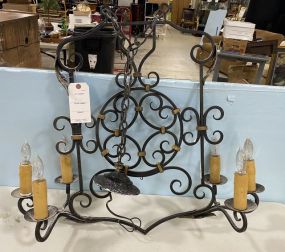 Wrought Iron Hanging Light Fixture