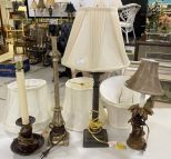 Four Decorative Lamps