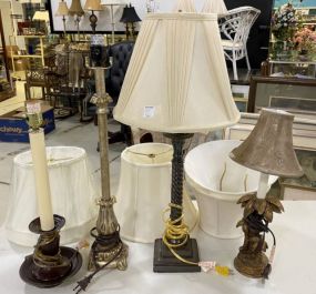 Four Decorative Lamps