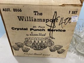 The Williamsport Crystal Punch Set