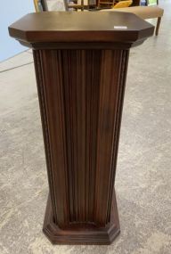 Modern Cherry Pedestal Stand