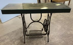 Antique Singer Sewing Machine Iron Base Table