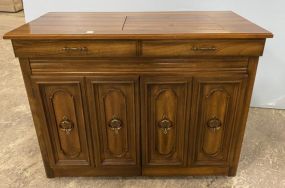 Vintage Cherry Sewing Cabinet