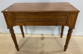 1980's Cherry Lift Top Desk Cabinet