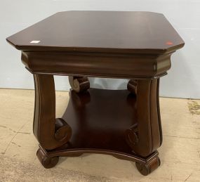 Modern Cherry French Style End Table