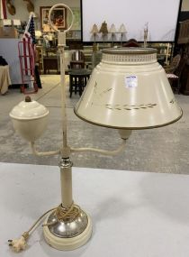 Vintage Style Tole Desk Lamp