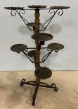 Wrought Iron Candle Stand