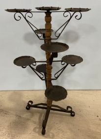 Wrought Iron Candle Stand