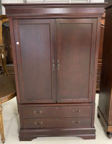 Modern Early American Style TV Armoire
