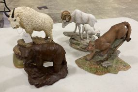 Four Animals Figurines