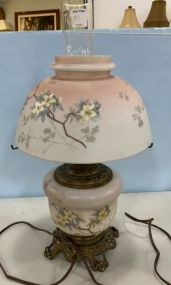 Vintage Globe Glass Lamp