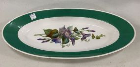 Large Floral Porcelain Platter