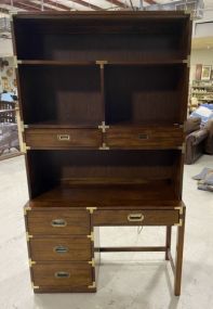 Vintage Bernhardt Two Piece Desk