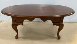 Cherry Queen Anne Style Coffee Table