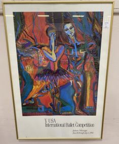 V USA International Ballet Competition Poster Jackson Mississippi