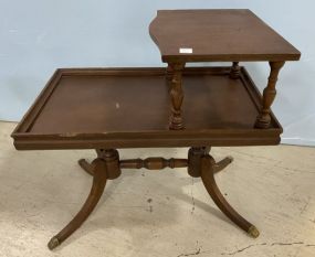 Mahogany Vintage Step Up Side Table