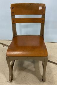 Vintage Child's School Desk Chair