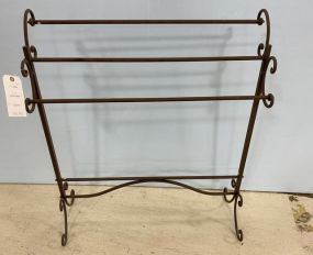 Three Slot Metal Quilt Rack